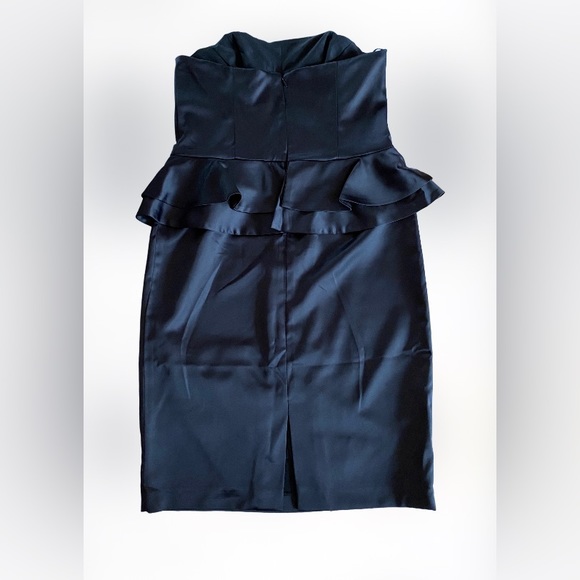 NEW Satin Cocktail Party, Wedding, Prom Tube Dress size 8 - Picture 3 of 7